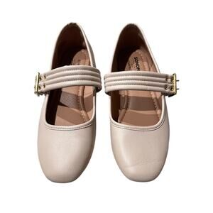 SONOMA Delilah Bone Mary Jane Flats Beige 9.5